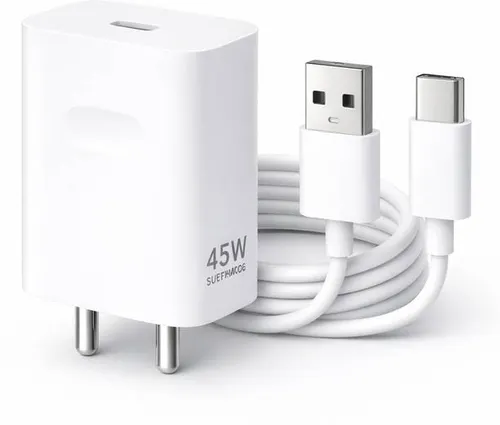 45W fast mobile wall charger adapter with Type-C cable